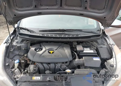 2012 Hyundai Elantra Gls (Ulsan Plant) from USA, damaged, VIN KMHDH4AE0CU446136